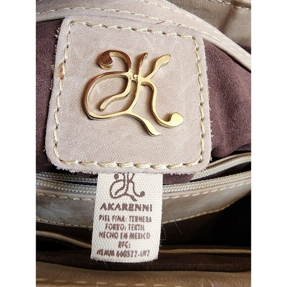 Akarenni Embroidered Leather Bag Mexico Large - Picture 8 of 8